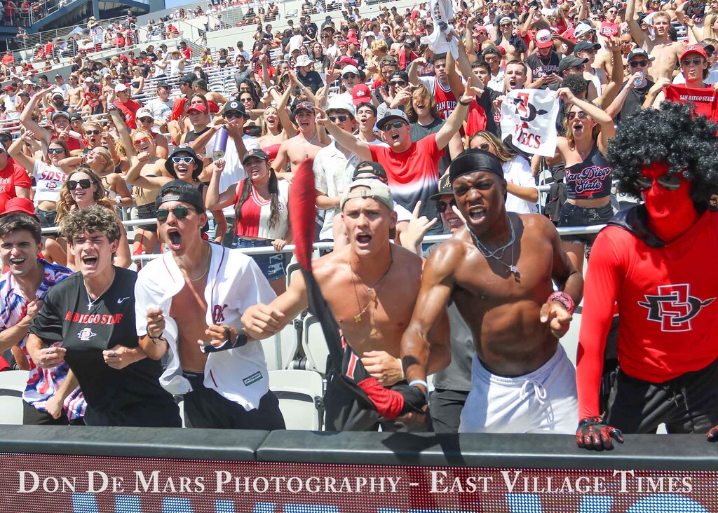 70 recruits took in SDSU home opener - East Village Times