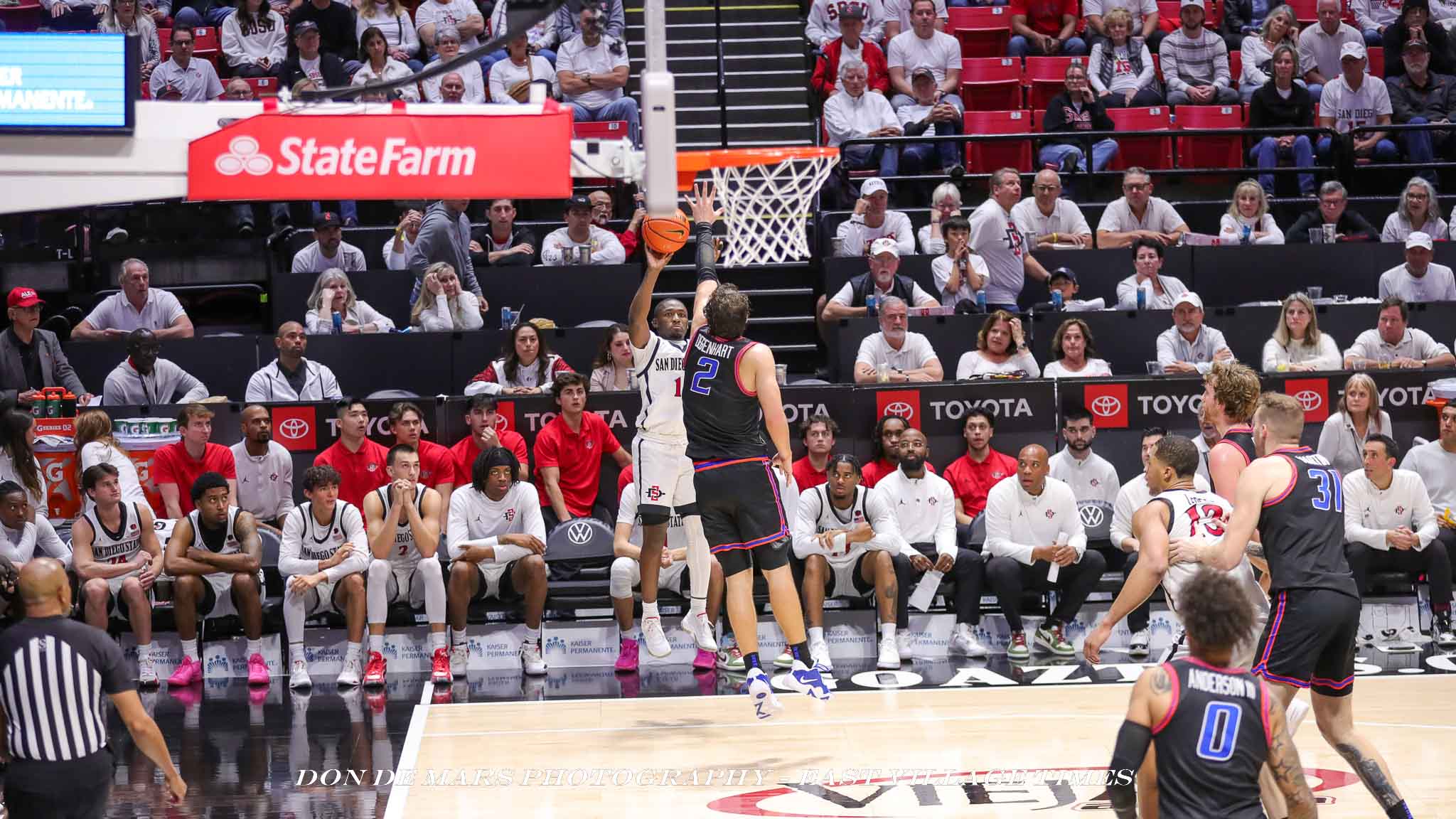 Darrion Riddle Darrion Trammell is running the show for the Aztecs - East Village Times